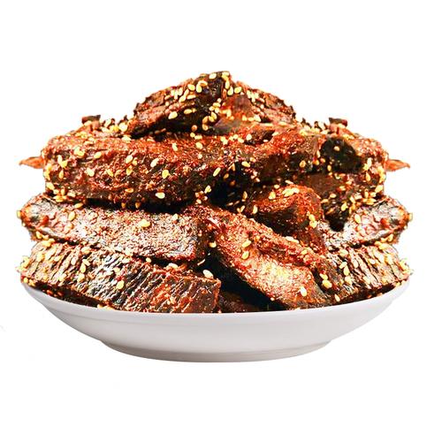 第二件1元牛肉干内蒙古手撕炭烤牛肉麻辣零食小吃休闲食品100